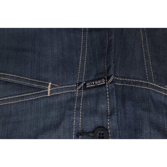 Deadstock Vintage 90s Marithe Francois Girbaud Mens 32 Baggy Denim Jean Shorts - Picture 6 of 16